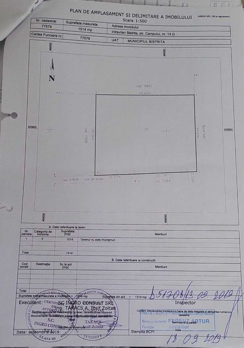 Teren intravilan de vanzare 15 ari Valea Jelnei/Jelnii