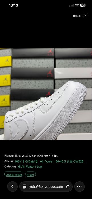 Adidasi Nike AirForce1 LOW TRIPLE WHITE