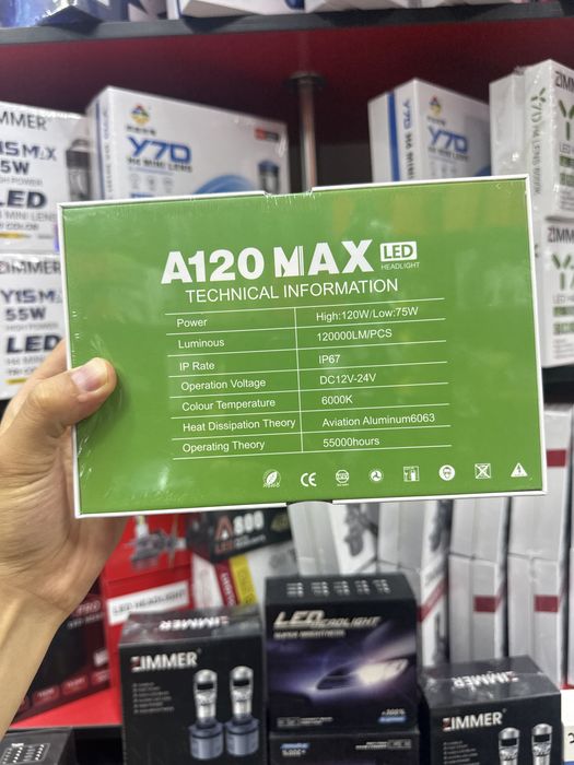Zimmer led 120wat  лед для машина