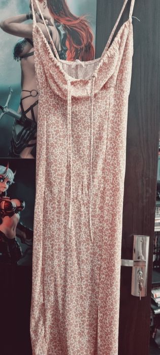 Rochie vara roz prafuit