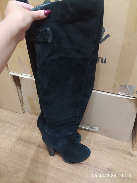 Сапоги замша размер 36