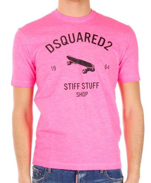 Dsquared2 Linen and Cotton T-shirt