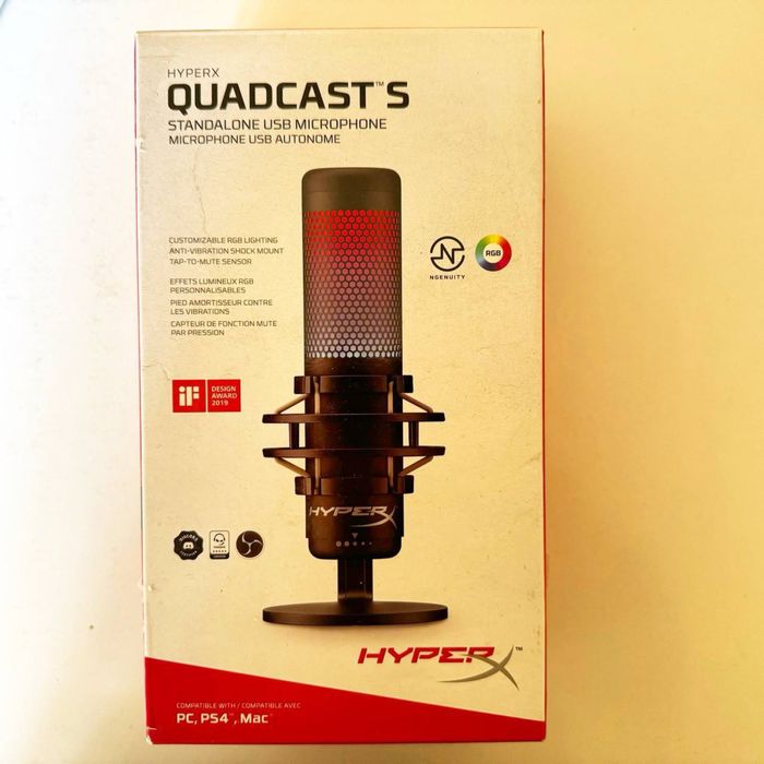 Mikrofon Hyper X Quadcast S rbg