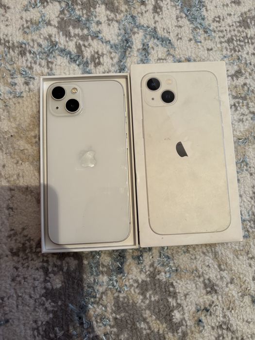 Айфон 13 ақ түсте