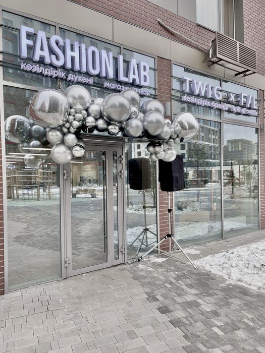 Арка из шаров для входной группы