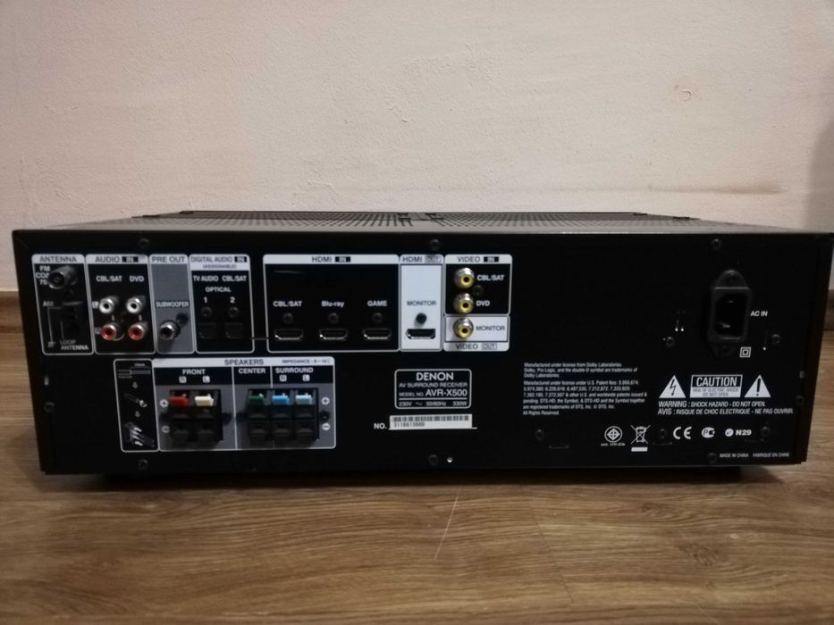 Усилвател Denon avr-x500  (ресивър)