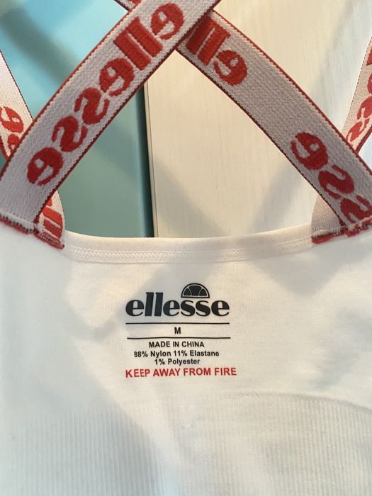 Bustiera Ellesse alba marimea M