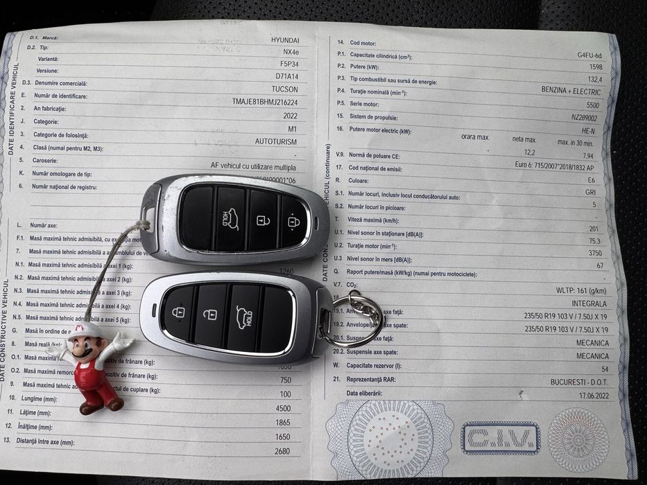 Hyundai Tucson 1.6 Hybrid 2022 avariat