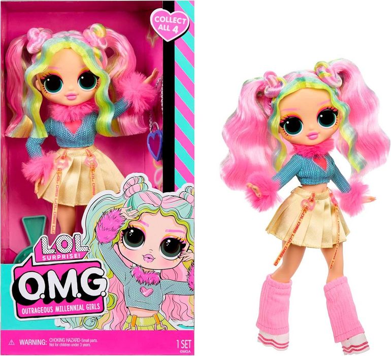 Кукла Лол LOL Surprise OMG Doll - Bubblegum DJ 25см Америка