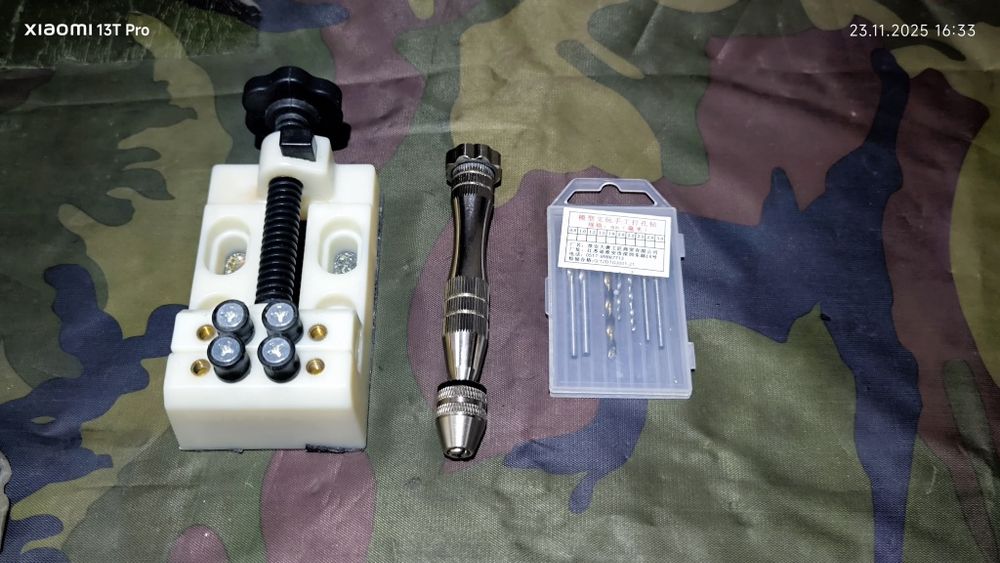 Дрель ручная мощная для рыбалки