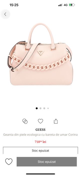 Vand geanta Guess Originala roz - FashionDays NR1