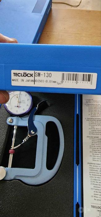 Толщиномер TECLOCK JAPAN 0,01/30-50mm