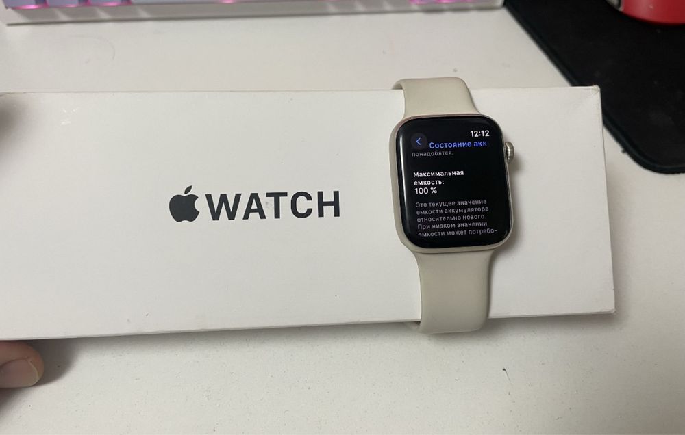 Apple watch se 2gen 2024 44mm 100%акб
