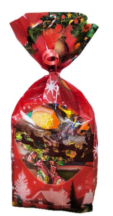 Новогодние подарки из конфет фабрики Рахат оптом со склада