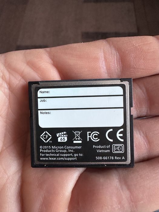 CF карта Lexar Professional 64GB 1066x
