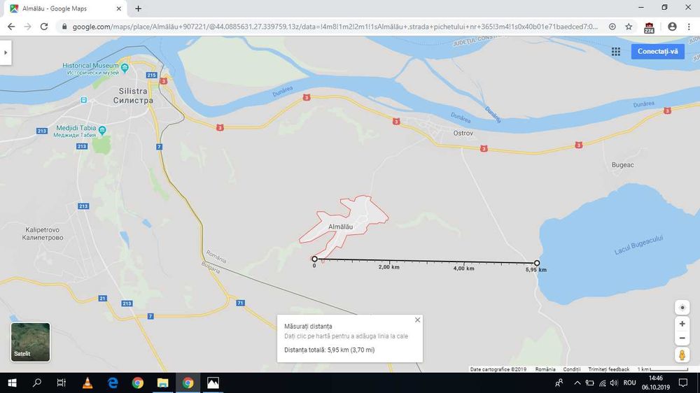 Teren intravilan 8861m - ideal pt ferma, sere - Com Ostrov Sat Almalau