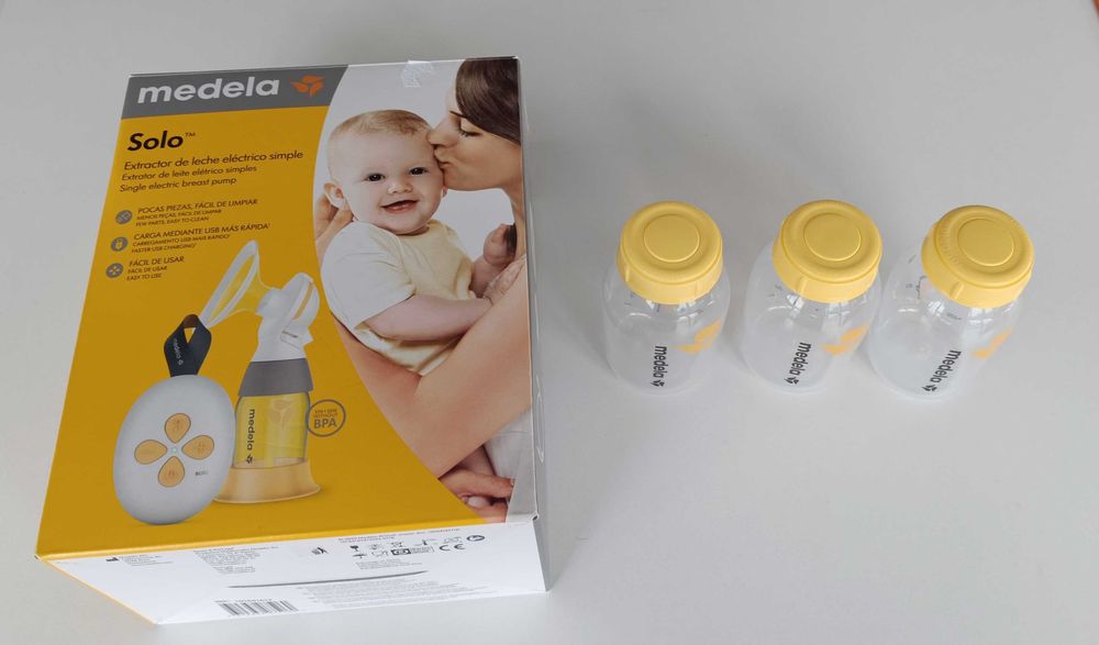 Medela Solo електрическа помпа за кърма + аксесоари
