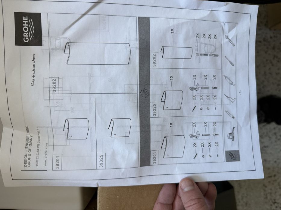 Полупиедестал - Ботуш Grohe 39201000
