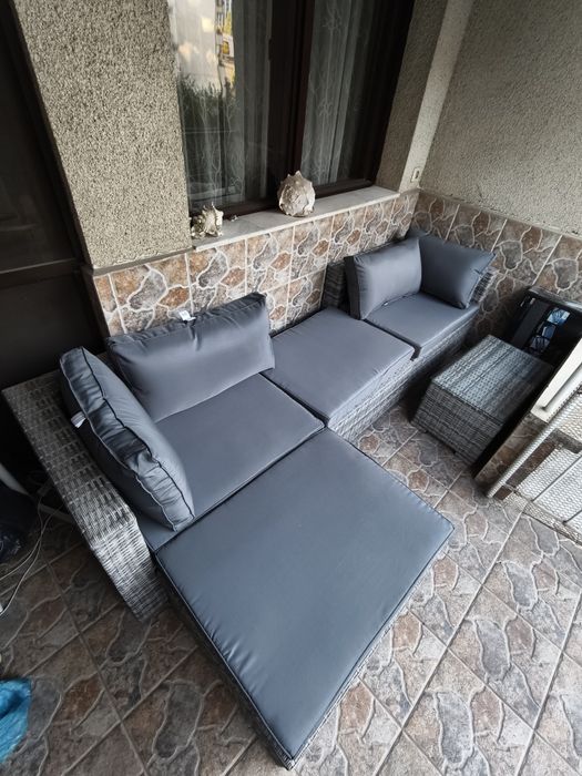 НОВ Градински Сет Мебели От РАТАН!