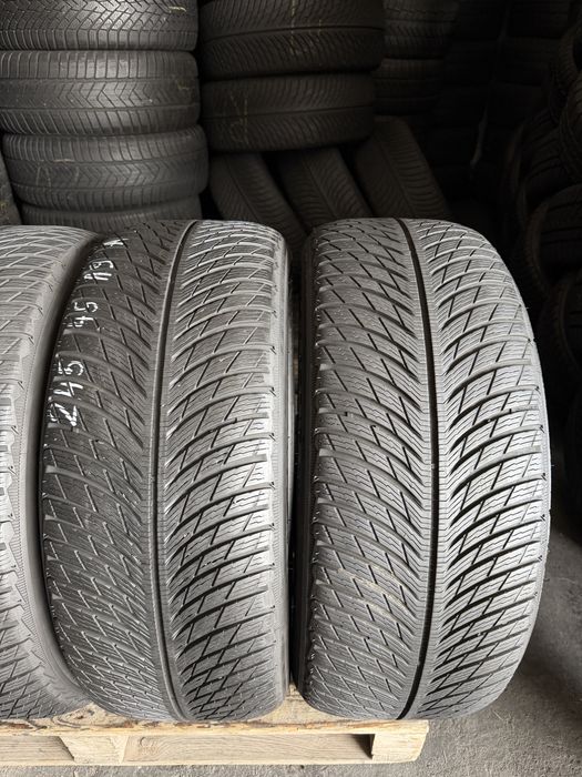 4 anvelope iarna 245/45/19 , 102 V , XL , Michelin , DOT 2022 , 6.5 mm !