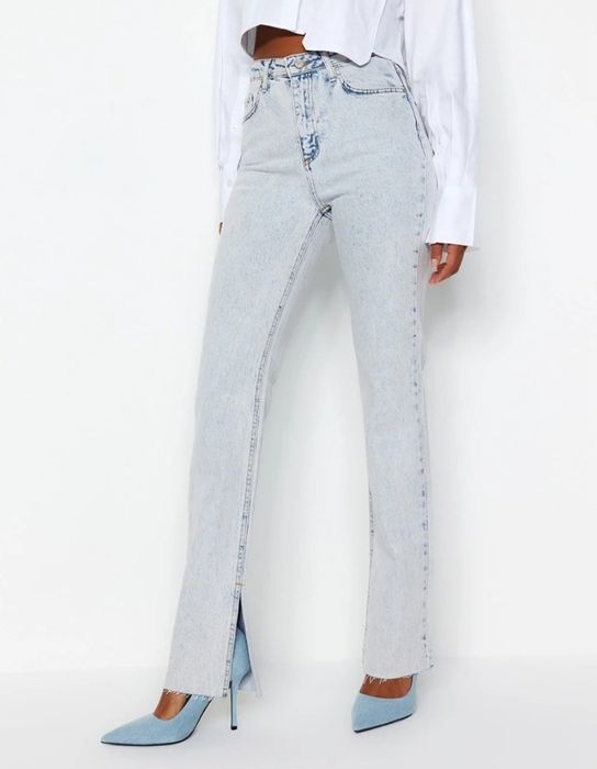 Blugi cu șliț damă L