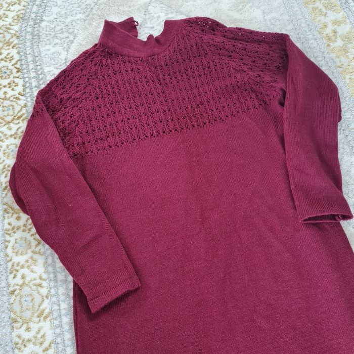 Платье вязанное шерстяное эксклюзив