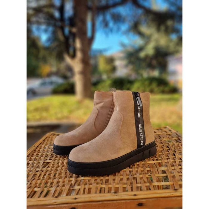 Дамски боти от велур в два различни цвята-НИСКА ЦЕНА - ВИСОКА КАЧЕСТВО