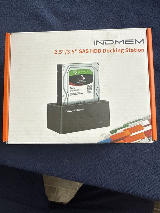 INDMEM K308 USB 3.0 to SAS – Docking Station HDD/SSD 2.5”/3.5”