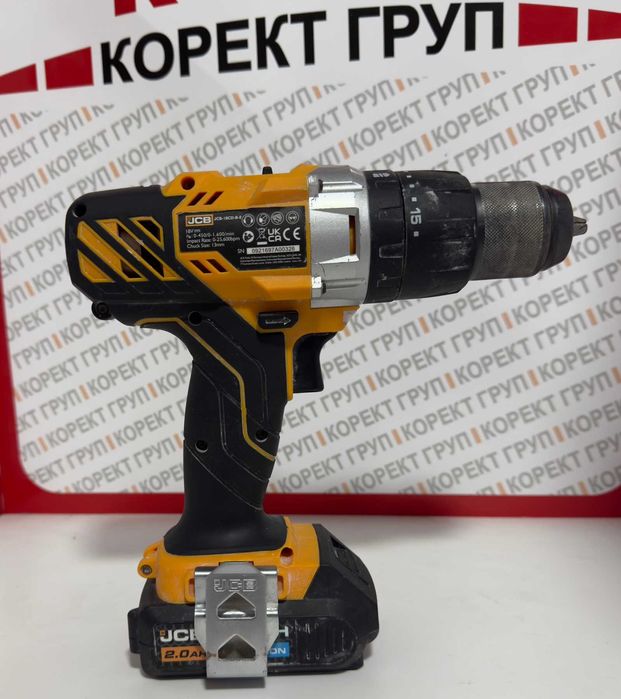 Акумулаторен ударно-пробивен винтоверт JCB 18CD-B-E