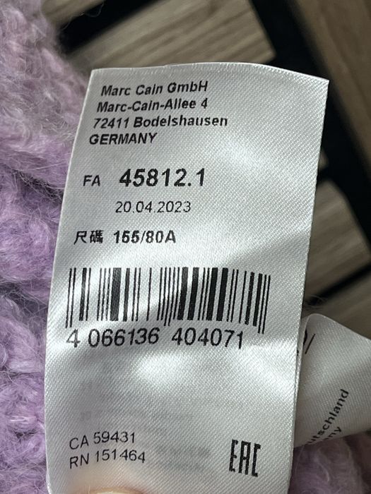 Marc Cain : Дълга жилетка /палто размер N1/ S Оригинал