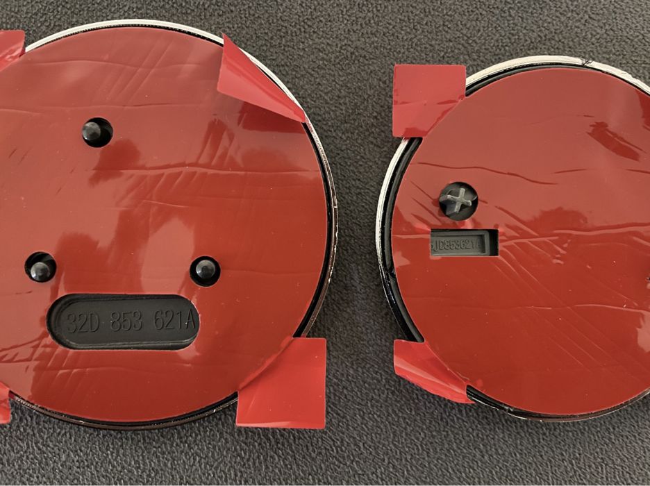 Emblema capota portbagaj 80 90 mm Gri Skoda Superb Octavia Fabia 1 2 3