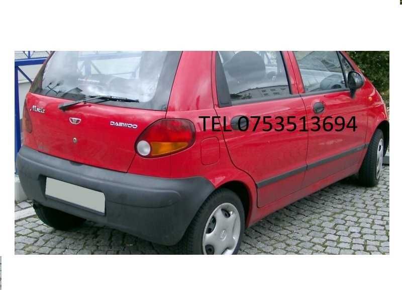 daewoo matiz BARA FATA MATIZ bara spate  ROSU NEGRU
