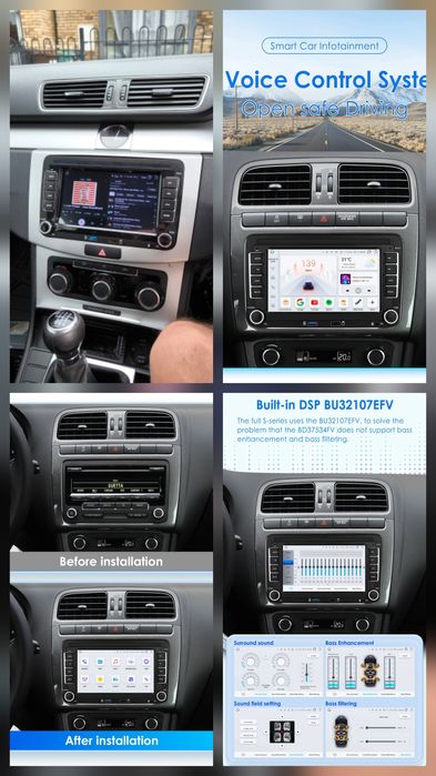 Navigatie  Android 6gb Ram,Dsp,Vw Passat/Golf/Polo/Skoda/Seat