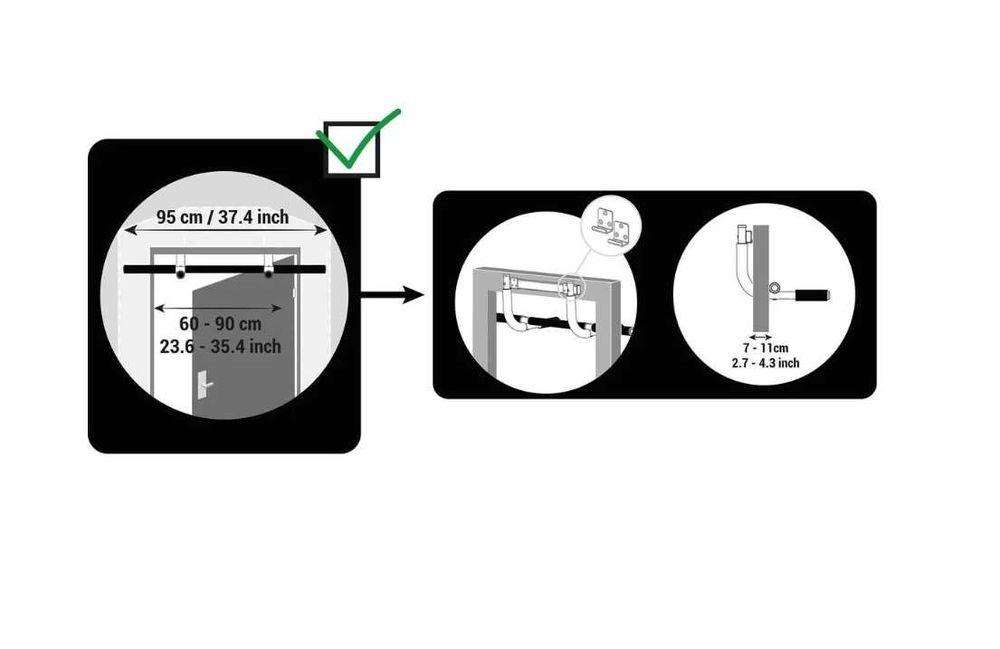 Лост за набирания за врата – Pull-Up Bar 500 Corength Domyos