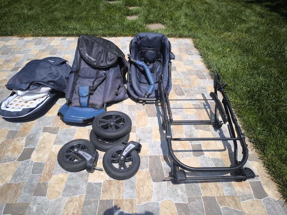 Ofer spre vânzare cărucior Krausman 3 în 1, stare bună