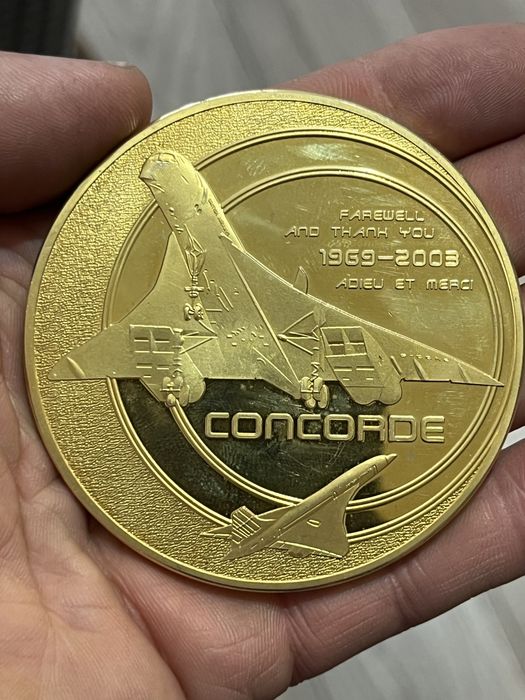Placheta ultimul zbor Concorde