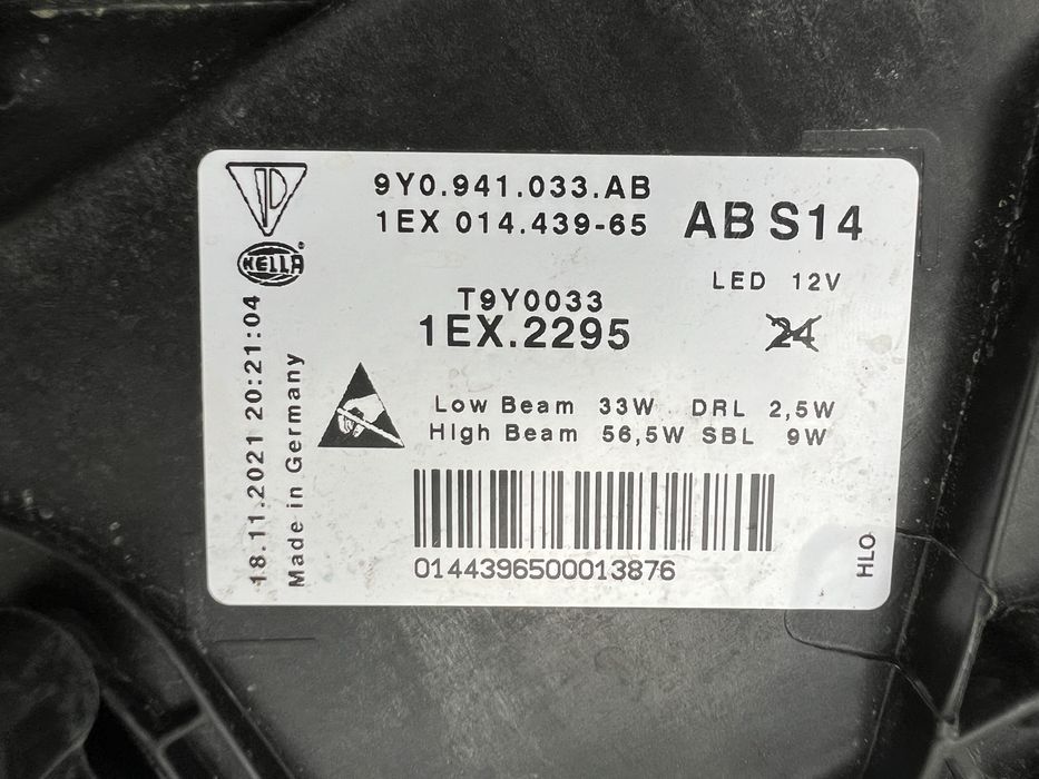 Far stanga Porsche Cayenne 9Y Full LED Adaptiv Original Europa