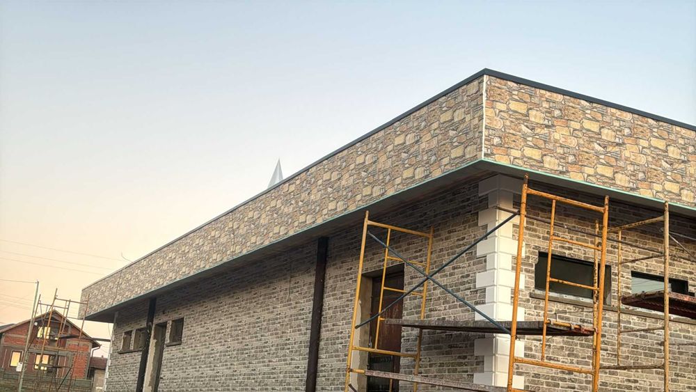 3D Декоративен Стенен Панел Естествен Камък