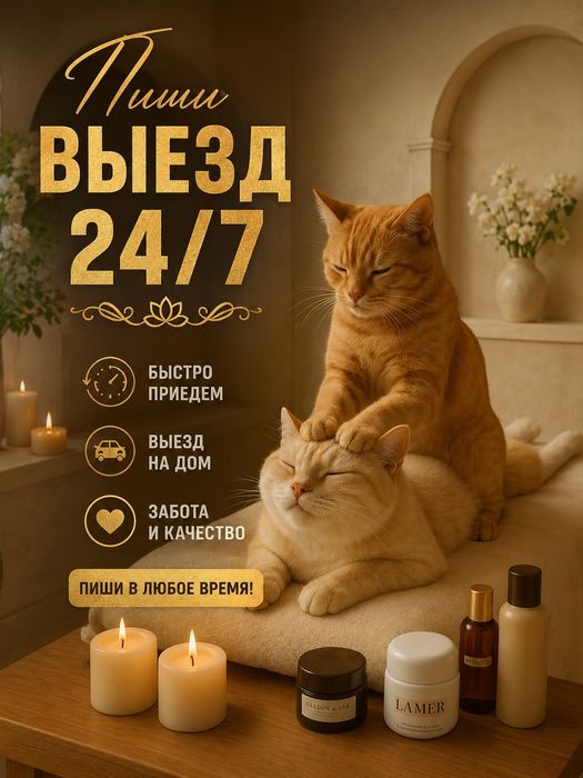 Массаж 24/7еликтирем