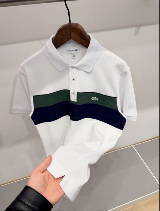 Тениска с яка Lacoste