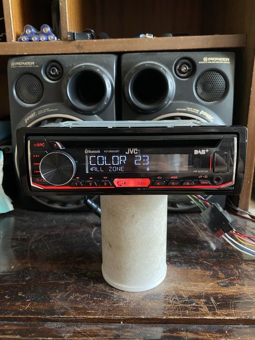 JVC KD-DB902BT - НАЙ ВИСОК КЛАС - 4V!!- USB Bluetooth CD mp3 плеър за кола авто радио сд