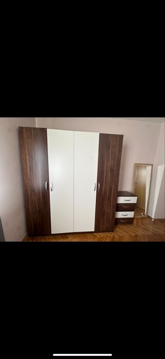Спален комплект – спалня 160/200 с 2 матрака, гардероб, 2 нощни шкафчета и огледало