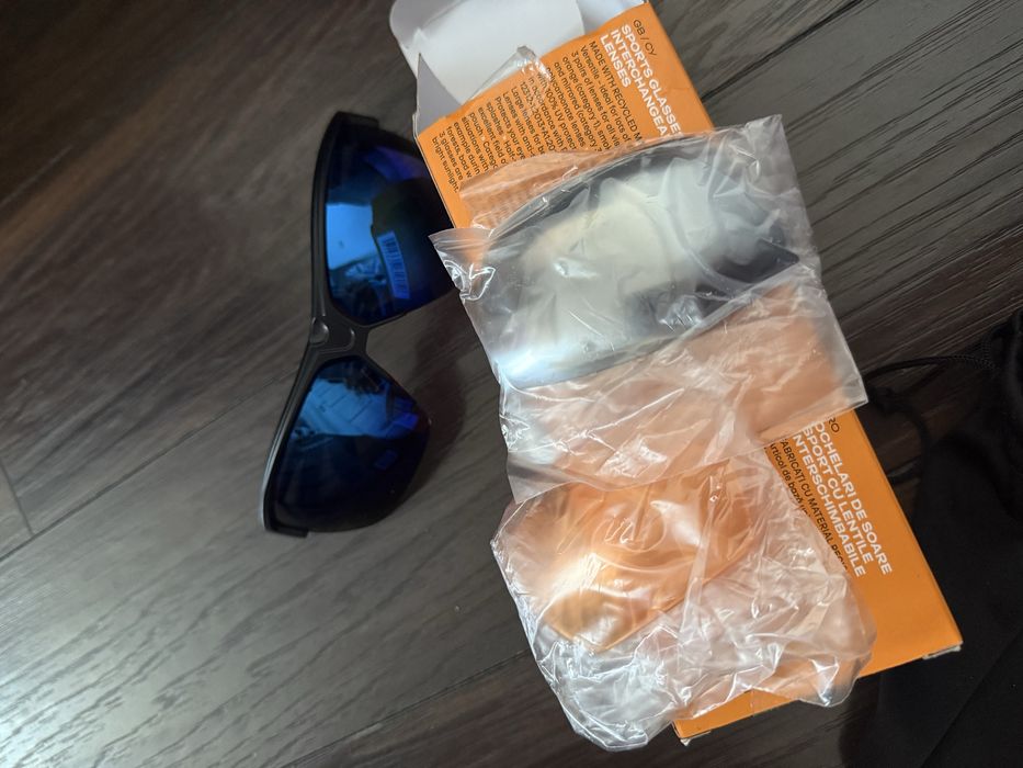 Casca bicicleta + ochelari