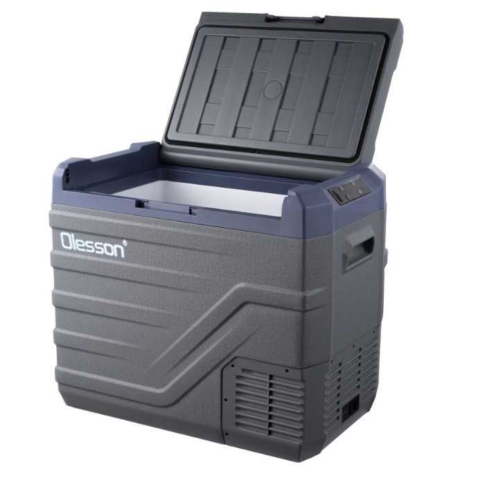 Olesson 44L Портативен хладилник с фризер 12V 24V 220V Хладилна кутия