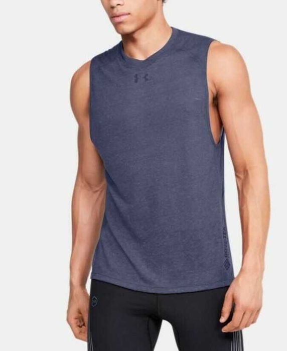 Under Armour Breeze Run Heat Gear Fitted потник тениска бъз ръкави L