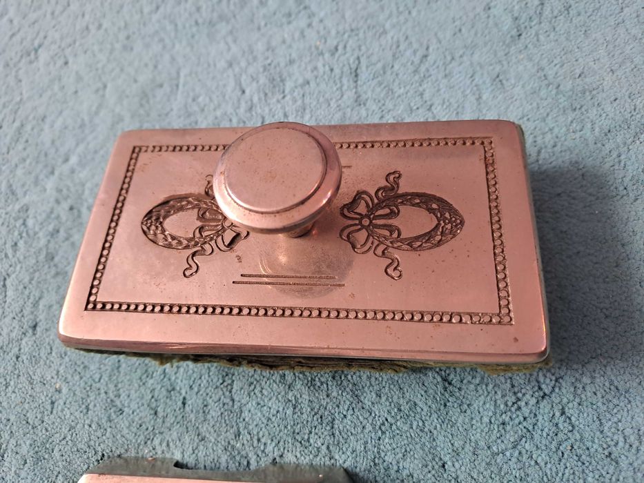 set birou calimara tusiera veche