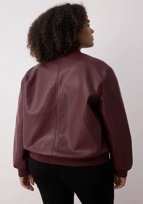 Jacheta bomber din piele ecologica , geaca