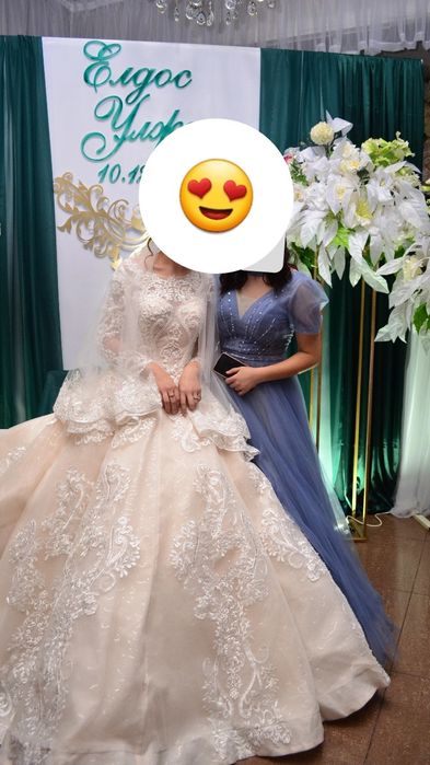 Свадебный платье размер 42-44-46