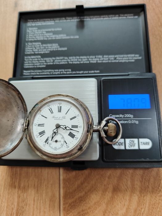 Карманные часы серебро 84 проба