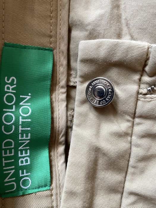 Джинсы Benetton, бежевые
